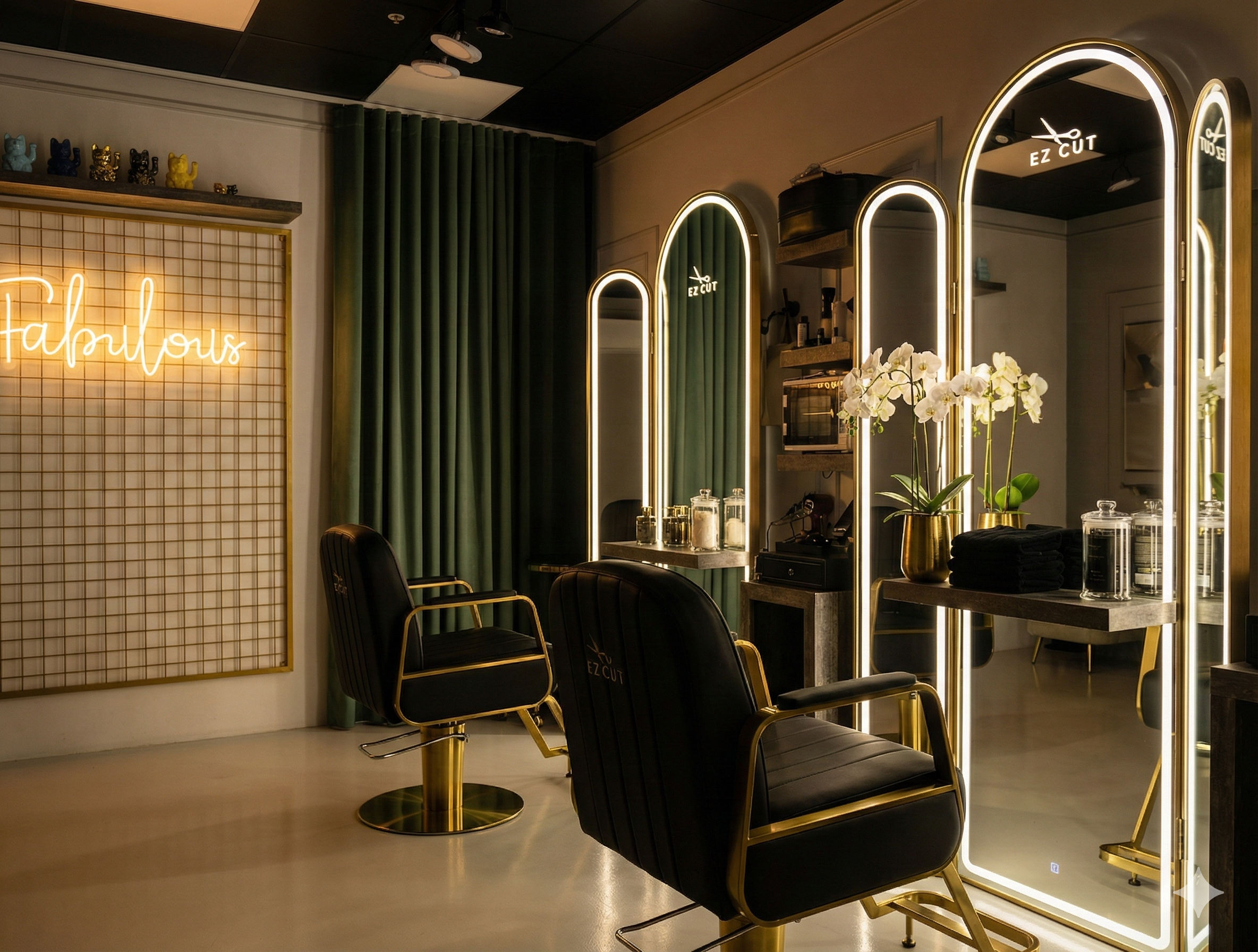 EZ CUT Salon Interior